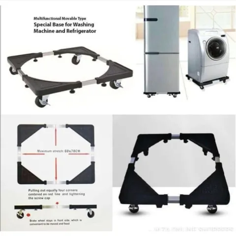 Adjustable Home Appliance Base Trolley