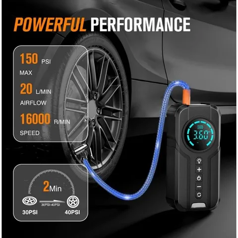 Smart Jump Starter with Air Compressor, photo 5