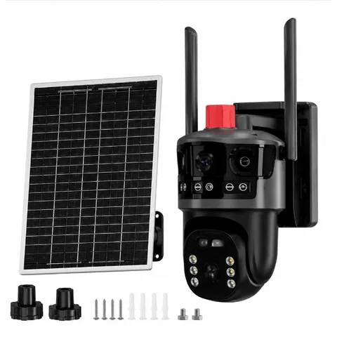 4K Ultra HD Dual Lens Solar Battery Camera, photo 5