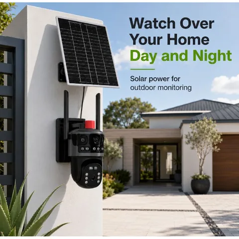 4K Ultra HD Dual Lens Solar Battery Camera, photo 7